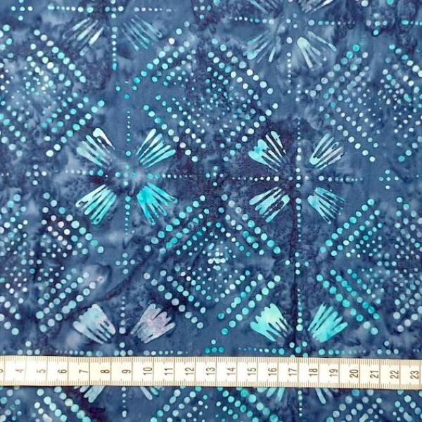 BLUE - Chrome - Batikstoff aus Indonesienonesien